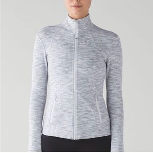 Lululemon Define Wee Are From Space Ice Gray Alpine White Jacket - Size 6